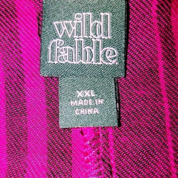 Wild Fable Flannel Tie Waist Crop Top - Picture 5 of 5